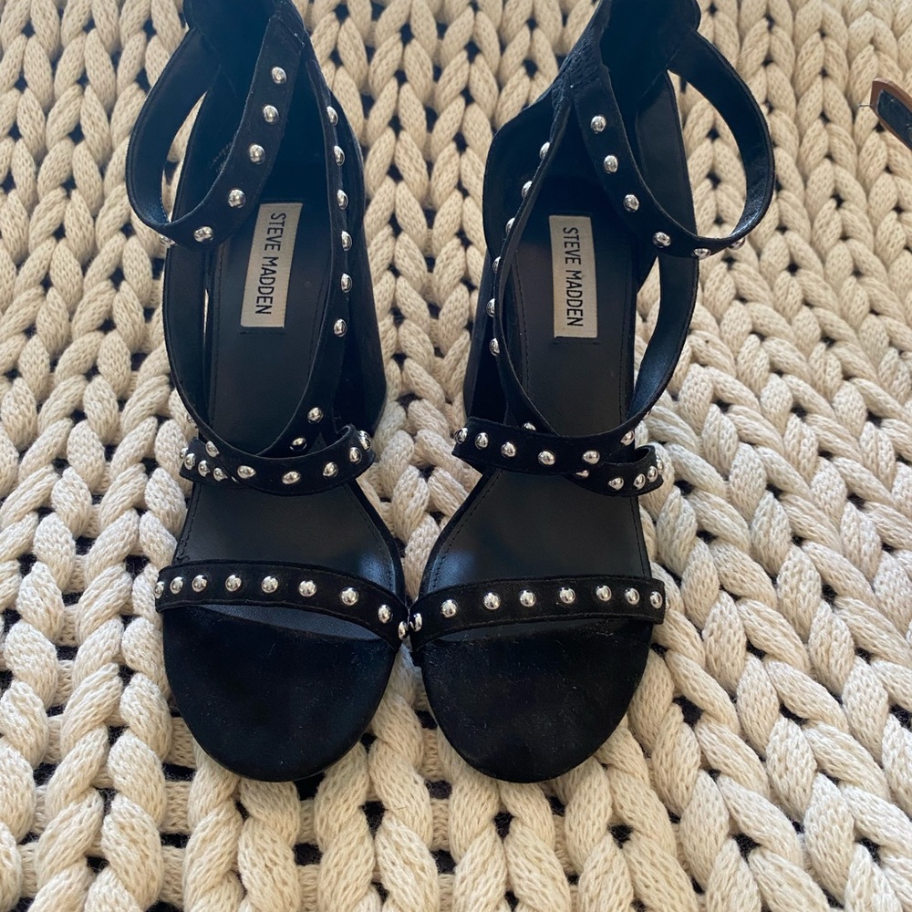 Steve Madden Black Heels
